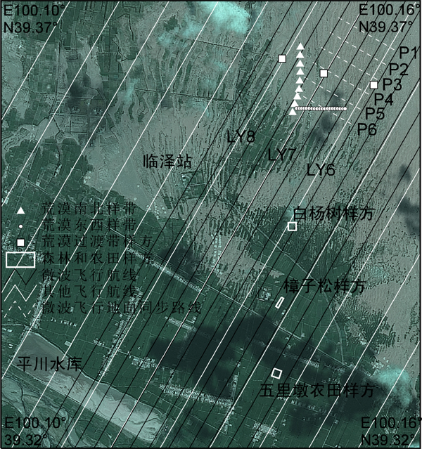 WATER: Dataset of ground truth measurement synchronizing with the airborne imaging spectrometer (OMIS-II) mission in the Linze station foci experimental area on Jun. 15, 2008