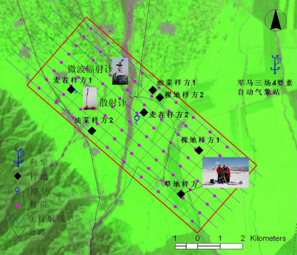 WATER: Dateset of spectral reflectance observations in the Biandukou foci experimental area