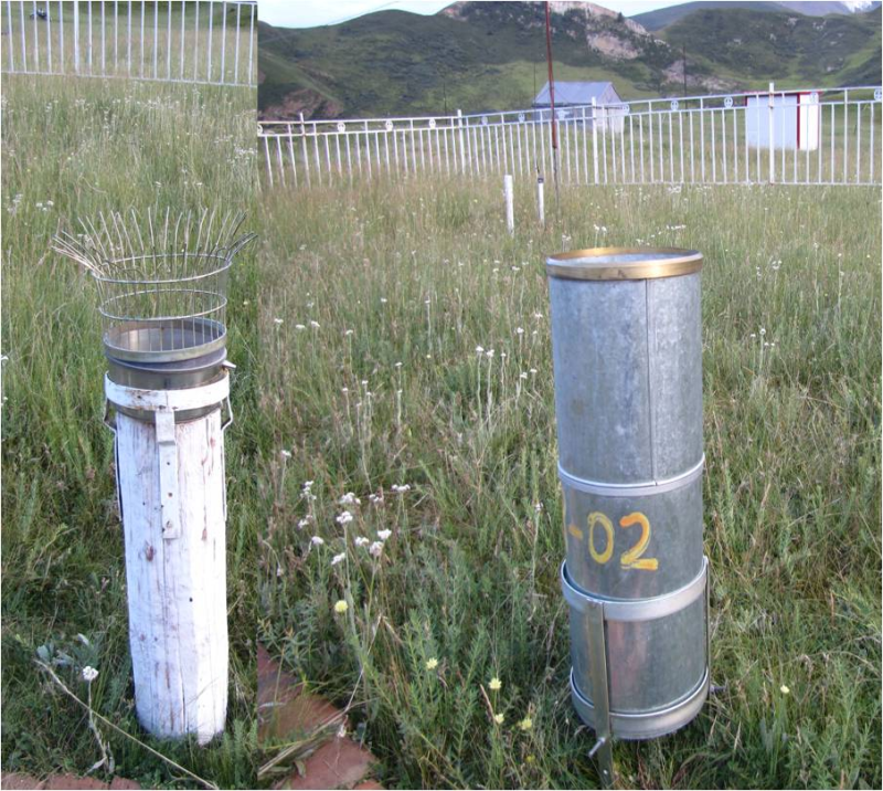 Evaporation and precipitation dataset in Hulugou outlet  in Upstream of Heihe River (2011)