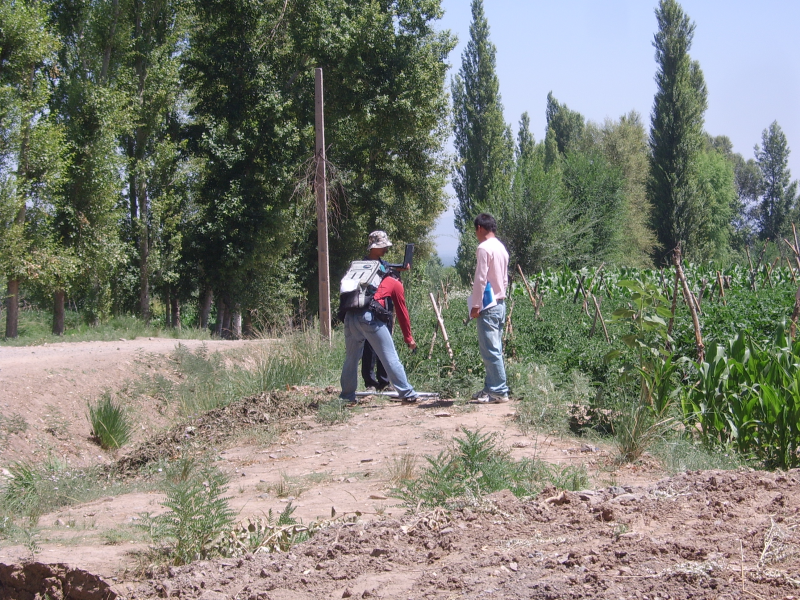 WATER: Dataset of spectral reflectance measurements in the Linze station foci experimental area from May to Jul, 2008