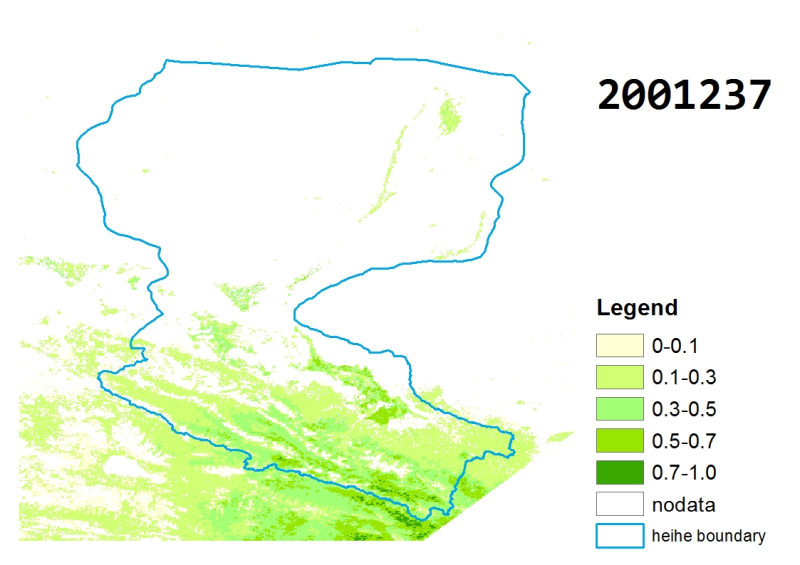 黑河流域时空连续FPAR数据集（2001-2011）